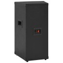 vidaXL Profesjonell passiv Hifi-scenehøyttaler 1000 W svart 32x32x64cm