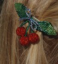 Konges Sløjd Hårspenner 2-Pack Cherry Bow
