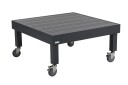 Brafab Ambon sofagruppe Antrasitt med grå pute 2 st 2 seter ende hjørne & bord 89x89 cm