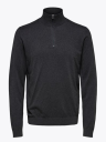 Selected Homme Selected Homme Berg Half Zip Cardigan Grå S