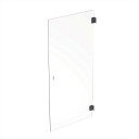 Contura Shower Showerama Art dusjdør, 67,5 cm, klart glass, sort profil black matte height: 198.9 cm; width: 70 cm; depth: 5.1 cm