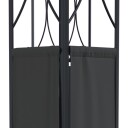vidaXL Paviljong med tak antrasitt 300x300x270 cm stål