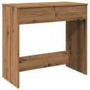  Skrivebord sonoma eik 80x40x75 cm konstruert tre