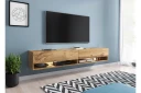 Brya TV benk 180 cm LED belysning   Beige/Blå/RGB LED