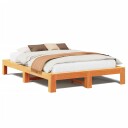  Sengeramme uten madrass brun 150x200 cm heltre furu 8721158381767