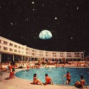 Lunar Pool Poster Plakat / 70x70cm