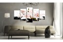 Bilde Zen Stones And Lilies 200x100 Artgeist sp. z o. o.