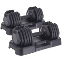 Master Fitness Nero Adjustable Dumbbell 25 kg (Par)