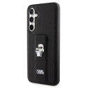 Karl Lagerfeld Saffiano Hardcase med Gripstand for Samsung Galaxy S23 FE - Svart