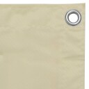 vidaXL Balkongskjerm kremhvit 120x400 cm oxfordstoff