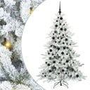  Kunstig sammensatt juletre med 300 LED med stativ 180 cm PVC