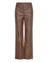 Minus Mstasja Mid Waist Pu Pant - Brown - 42