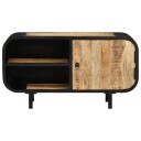 vidaXL TV benk 90x30x48 cm grovt mangotre