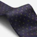 Tie Silk Blue-Yellow