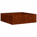  Plantekasse rust 100x100x30 cm forvitringsstål
