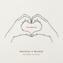 Minimalist Love Hands Artwork Plakat / 30x30
