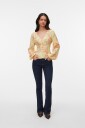 Vero Moda   Bluse vmVilma Holy LS Wvn   Gull