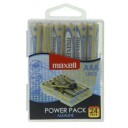 Maxell AAA LR03 Alkalisk Batteri 24-pakk - Engangsbruk