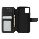 iPhone 11 Azns Lommebok-deksel med Stativ Svart