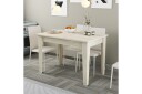 Levents Spisebord 110 cm Rektangulært - Beige