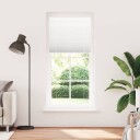  plisségardin Hvit 85x200 cm Stoff Bredde 84,4 Polyester