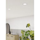Innfelt lampe Fueva - Hvit, 117 mm