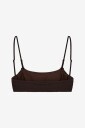 Neo Noir   Bikini BH Skin Sand Crepe Swim   Brun