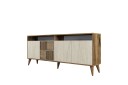Lissione Konsollbord 180 cm   Valnøtt/Beige