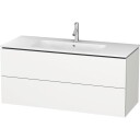 Duravit L-Cube Servantskap m/2 skuffer 1220x550x481 mm Hvit Matt