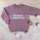 Bluum Strik Strikkegenser Storesøster - garnpakke i Bluum Pure Eco Baby Wool