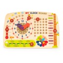 Tre manipulasjonsbrett for barn kalender klokke ECOTOYS