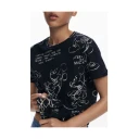 Desigual Dame Topper Svart XS