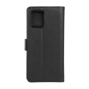 Motorola Moto G55 5G Flip-deksel med Lommebok, Svart - Kunstlær