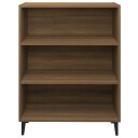 vidaXL Skjenk brun eik 69,5x32,5x90 cm konstruert tre