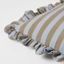 Broste Copenhagen Ina putetrekk Dusty blue brown kelp 40x60 cm