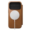 Nomad Modern Folio MagSafe Skinnetui til iPhone 17 Pro - English Tan