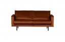 BePureHome - Rodeo 2,5 pers. sofa fløyel - Rust