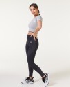LEVITY Phase Seamless Tights Black Melange - S