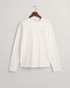Gant Langermet t-skjorte med logo EGGSHELL XXXL