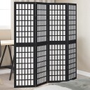  Romdeler 4 paneler svart heltre keisertre 8721012074651