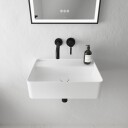 Pulcher Coco 50 Servant 50X35cm Matt Hvit SolidTec