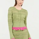 Roberto Cavalli Dame Strikkevarer Grønn M,