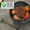 15 delers granitt kokekarsett – non stick induksjonsklar