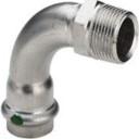 Viega Inox Bøjning 90 Grader 1 1/4"X35 Mm Inox Af Rustfri Stål Muffe/Nippel Sc-Contur