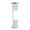 Hefe Ovo Caddy Toalettpapir Holder, Krom