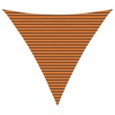  Solskygge seil Oransje og Brunt 6 x 6 x 6 m