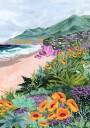 Vibrant Coastal Blooms Plakat / 21x30