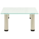 vidaXL TV-benk frostet 40x35x17 cm herdet glass