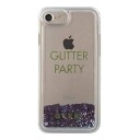 Guess Guhcp7gluqpu Iphone 6/7/8 /Se 2020 / Se 2022 Purpurinis / Purpurinis Kietas Dėklas Liquid Glitter Party