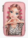 TOPModel Leoheart Triple Pencil Case Med Bue
